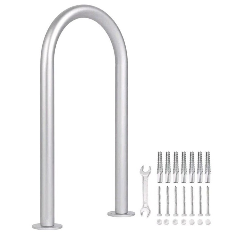 Aluminum Dock Boarding Handrail 24 x 13" Boat Safety Grab Bar, Swimming Pool Han